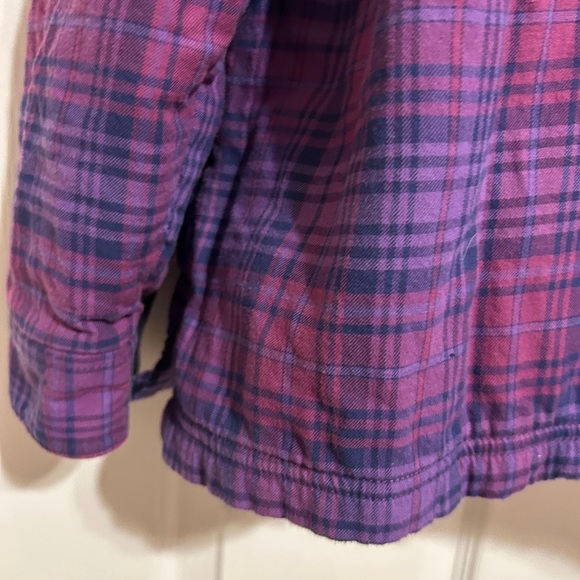 L.L. Bean Fleece-Lined Plaid Shirt - Picture 2 of 6